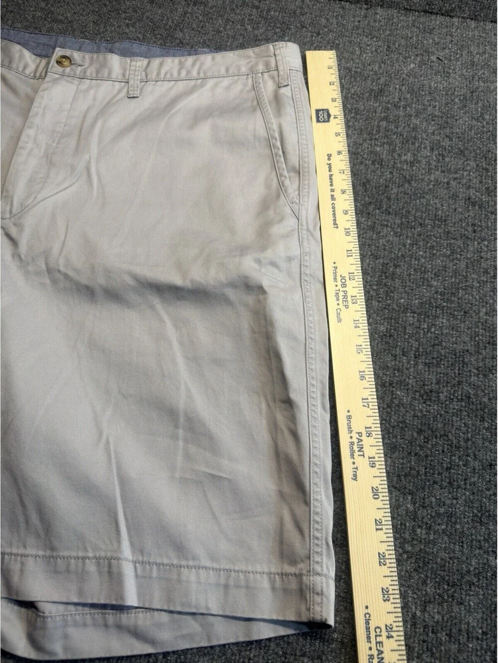 NWT Polo Ralph Lauren Classic Fit Grey Chino Men’s Shorts 44B